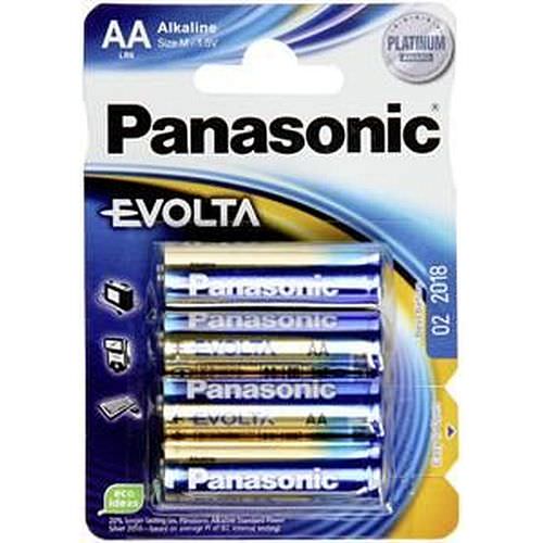 PANASONIC Evolta Mignon 1500/LR6/AA Alkaline 1,5 Volt 4 Stück