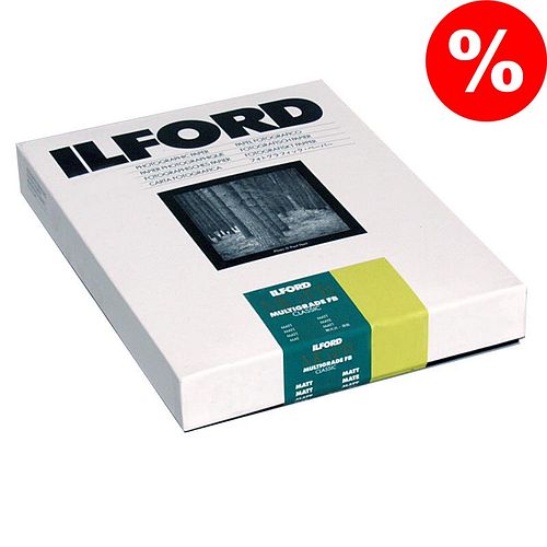 ILFORD Multigrade FB Classic Matt 5K Schwarzweiß-Fotopapier 18x24cm 25 Blatt Aktionspreis