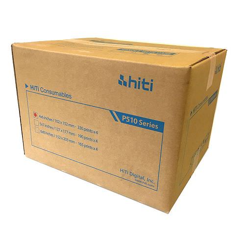 HiTi Fotopapier / Thermopapier G2 10x15cm (4x6inch) für HiTi P510 K/L/S, 4x 330 Blatt