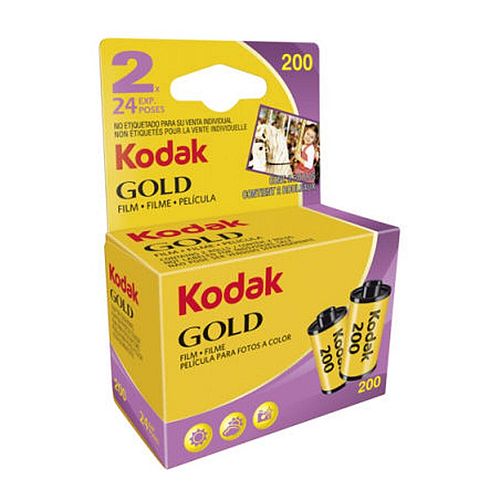 KODAK Gold 200 Negativ-Farbfilm, 135-24, 2er Pack