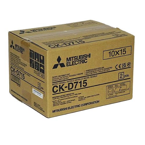 MITSUBISHI CK D 715 10x15 cm für 800 Bilder (2x400)