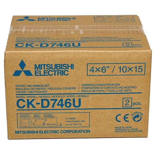 MITSUBISHI CK D 746U 10x15cm (4x6inch) für 800 Bilder (2x400)