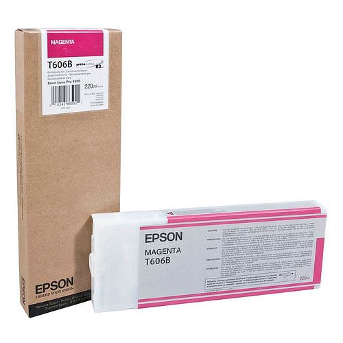 EPSON T606B Tintenpatrone magenta 220ml für Stylus Pro 4800