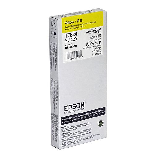 EPSON Ink Cartridge Yellow 200 ml für Surelab SL-D700