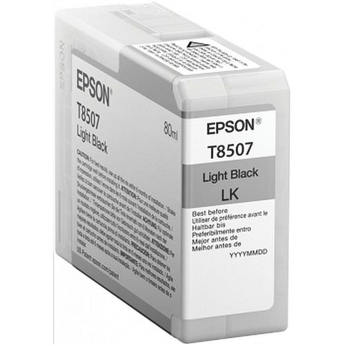 EPSON T8507 Tintenpatrone light black 80ml für P800