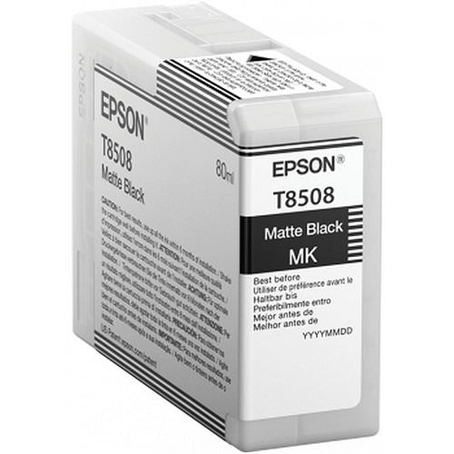 EPSON T8508 Tintenpatrone matt black 80ml für P800