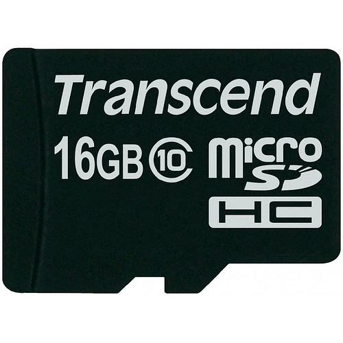 TRANSCEND Secure Digital microSDHC 16GB Class 10 m. Adapter