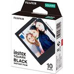 FUJI Instax SQUARE Black Frame Film, 1x 10 Aufnahmen Aktionspreis 12/2024 MHD